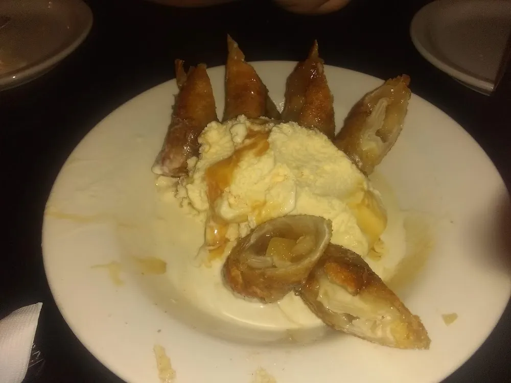 Applie Pie Log w Ice Cream and Caramel Drizzle